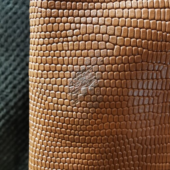 Alegra Camel/Gold Double Sided Lizard Crossbody #237 - Picture 5 of 15